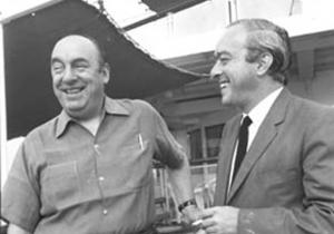 Con el poeta chileno Pablo Neruda