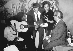 Com Baden Powell, Lucio Alves, Silvia Telles, 1965